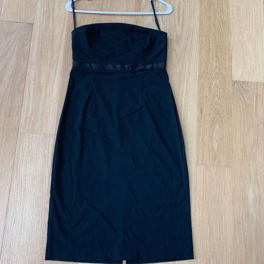 Express Womens Black Stretch Strapless Dress Size 6
